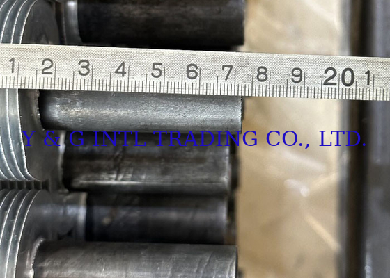 ফিনড টিউব গোলাকার ফিন বেধ 0.3mm তাপমাত্রা জন্য 1mm