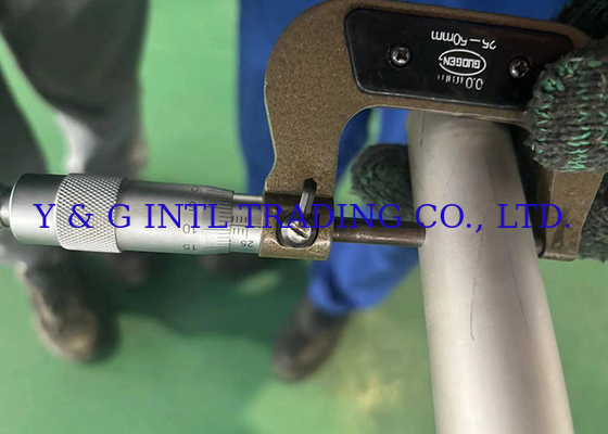 অশুচিতার পরিমাণ ১% পোলিশ টাইটানিয়াম খাদ গোলাকার নল দৈর্ঘ্য &lt; ১৫০০০ মিমি দেয়াল ০.১-১০ মিমি